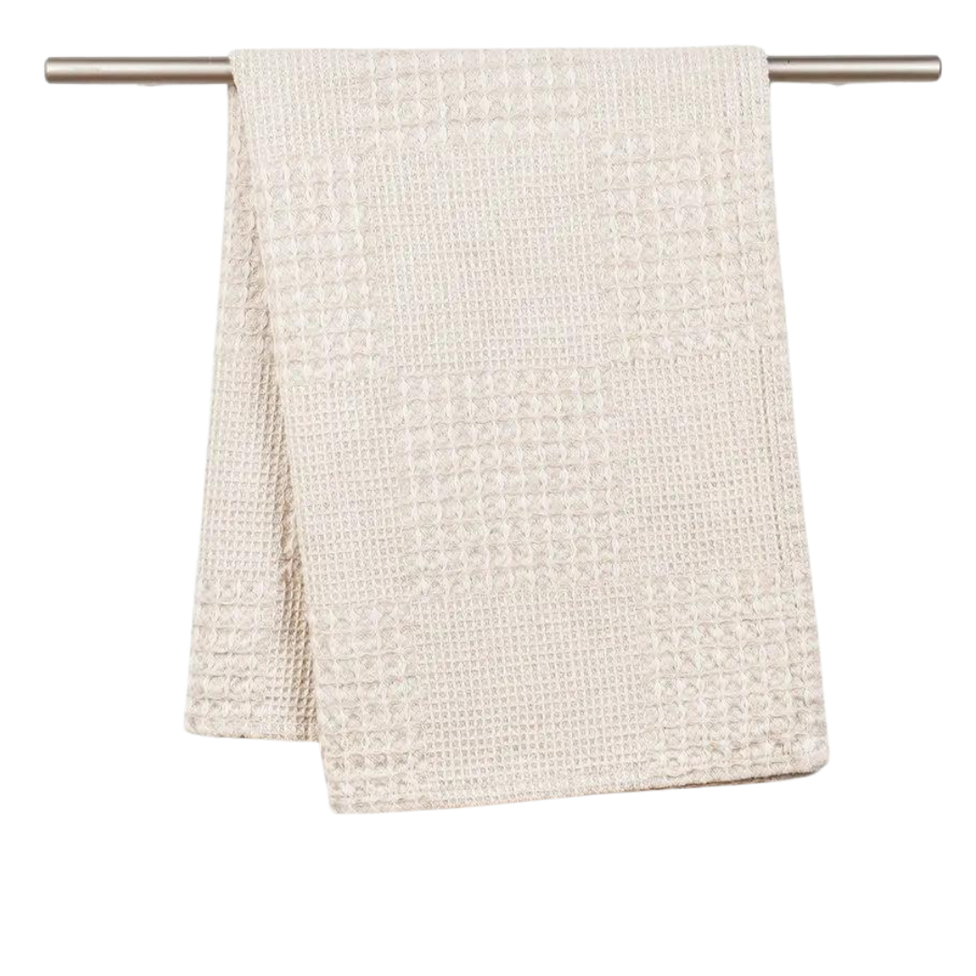 Waffle pattern tea towel