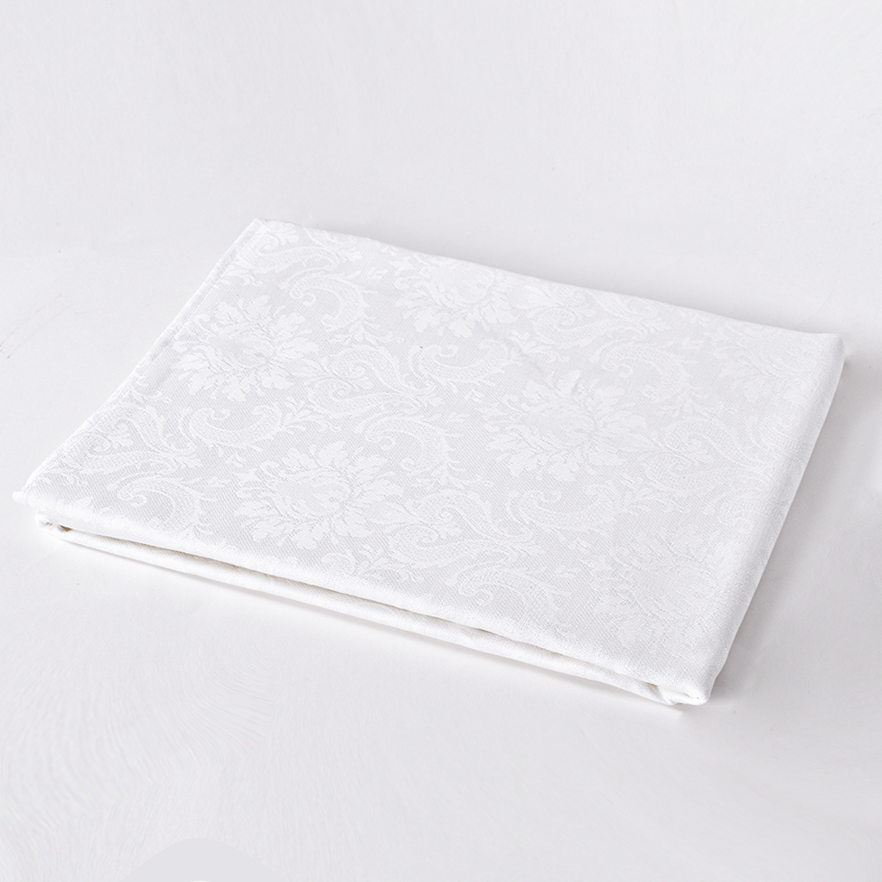 White jacquard tablecloth Royal, 147X250 cm