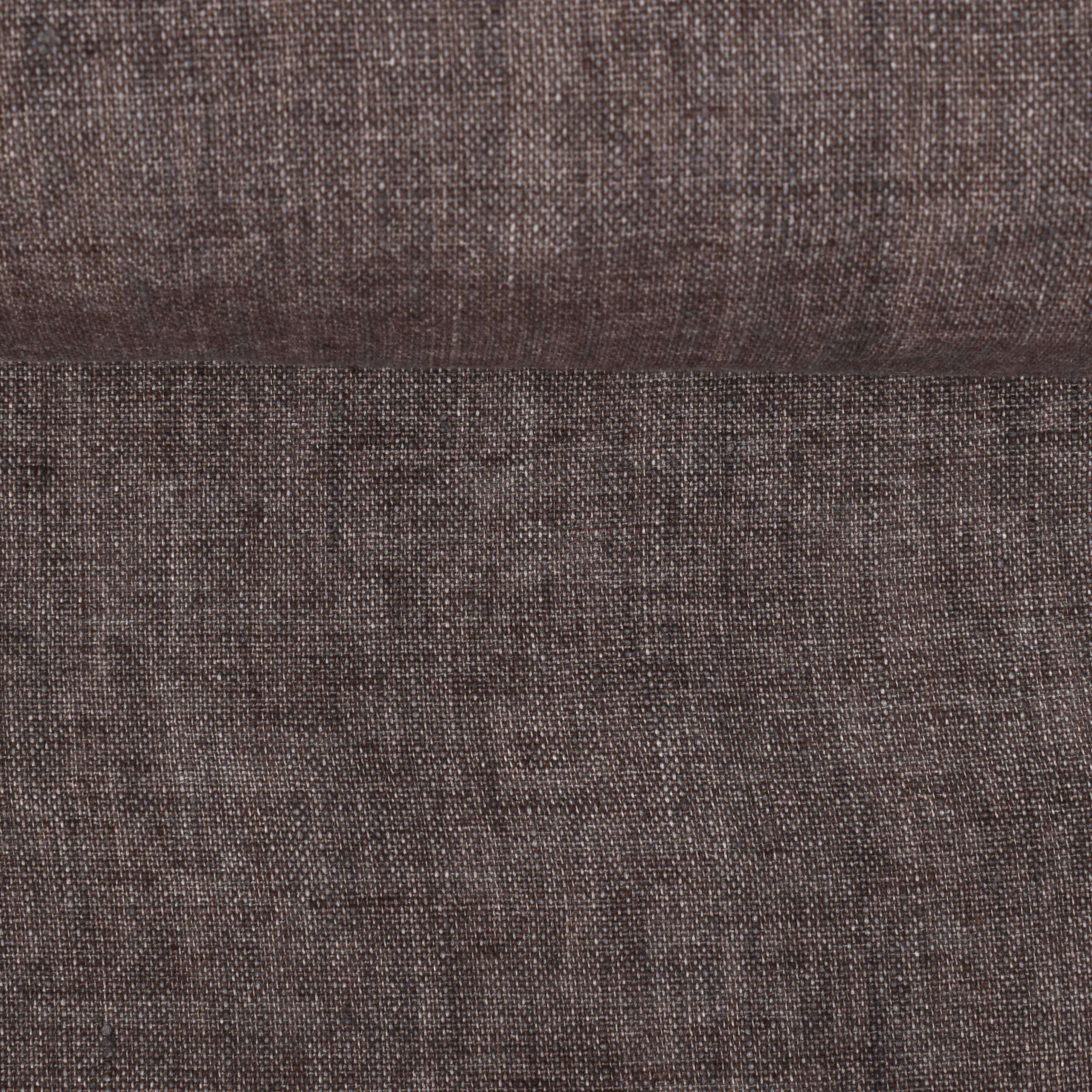 Washed melange greyish brown color fabric, 151 g/m²