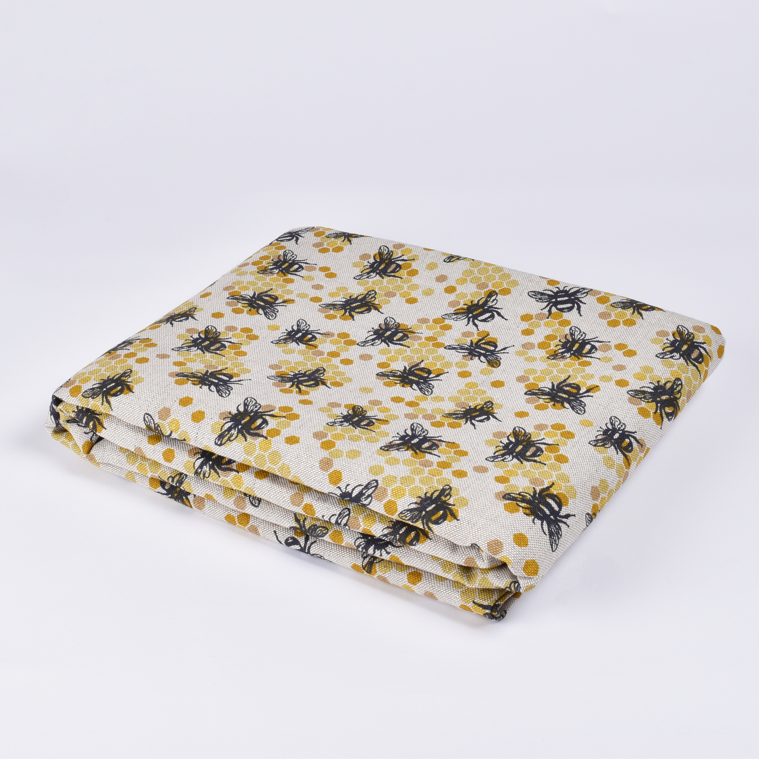 Linen tablecloth Bees,  two sizes