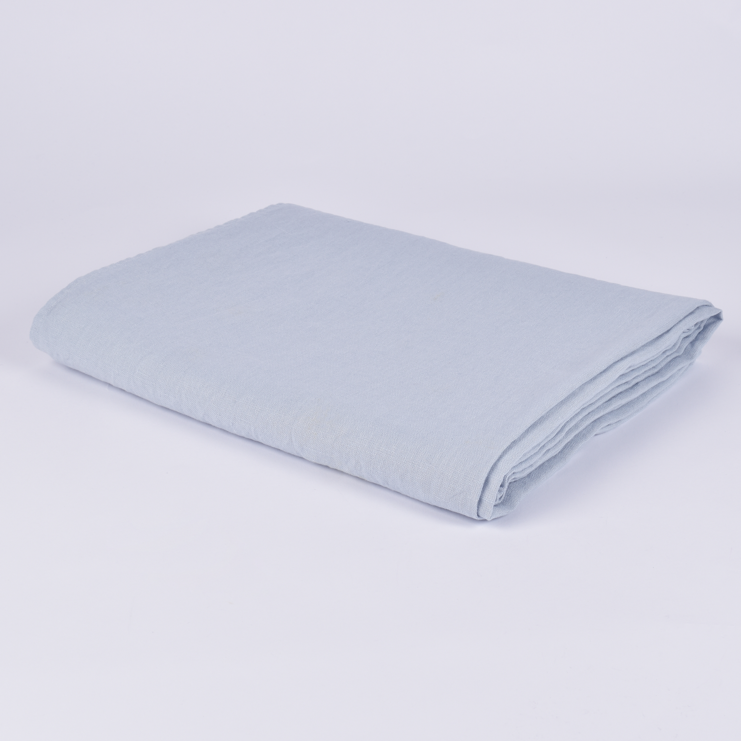 Linen tablecloth in pale blue color, two sizes