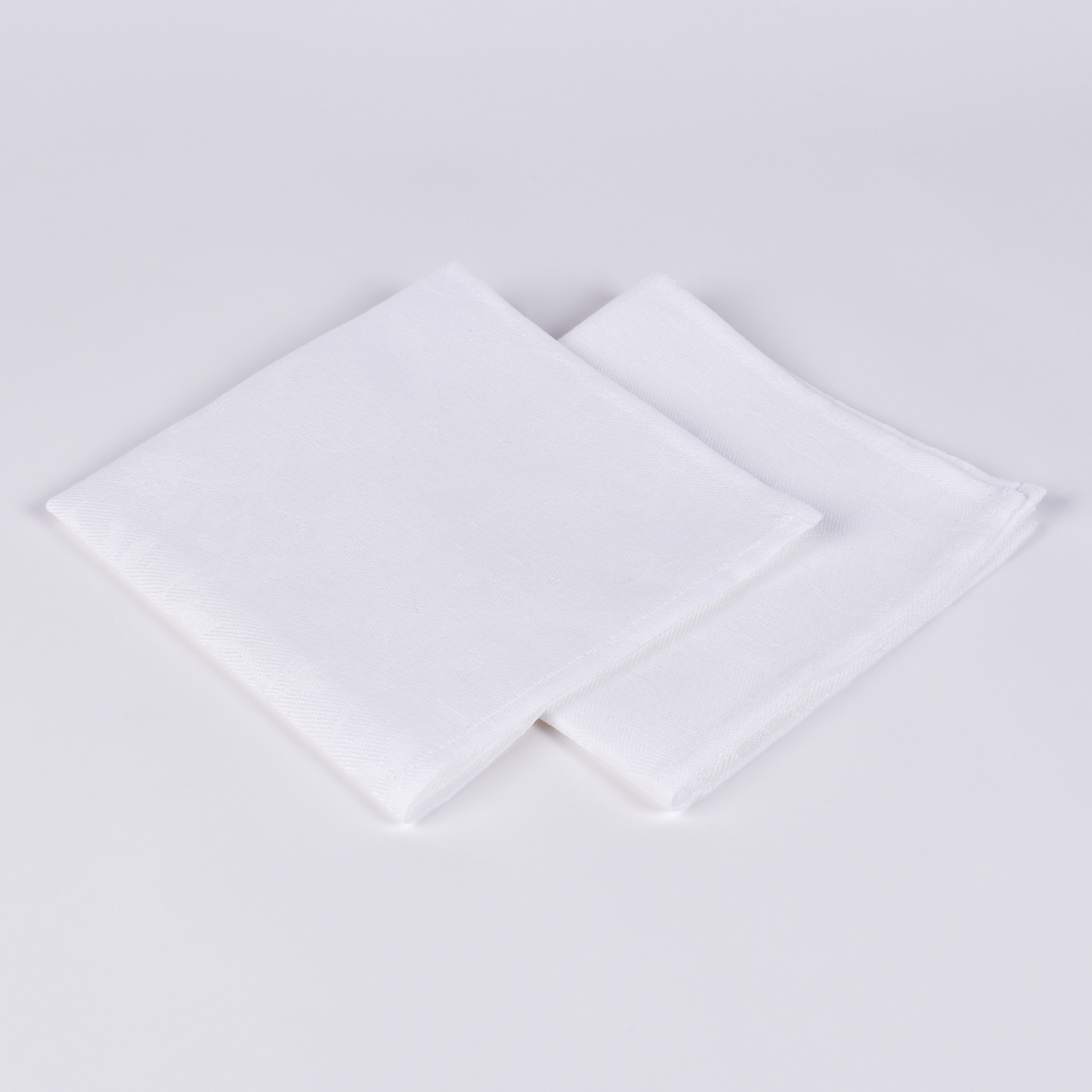 White jacquard napkin set Bindweed, 34X34 cm, 6 pcs.