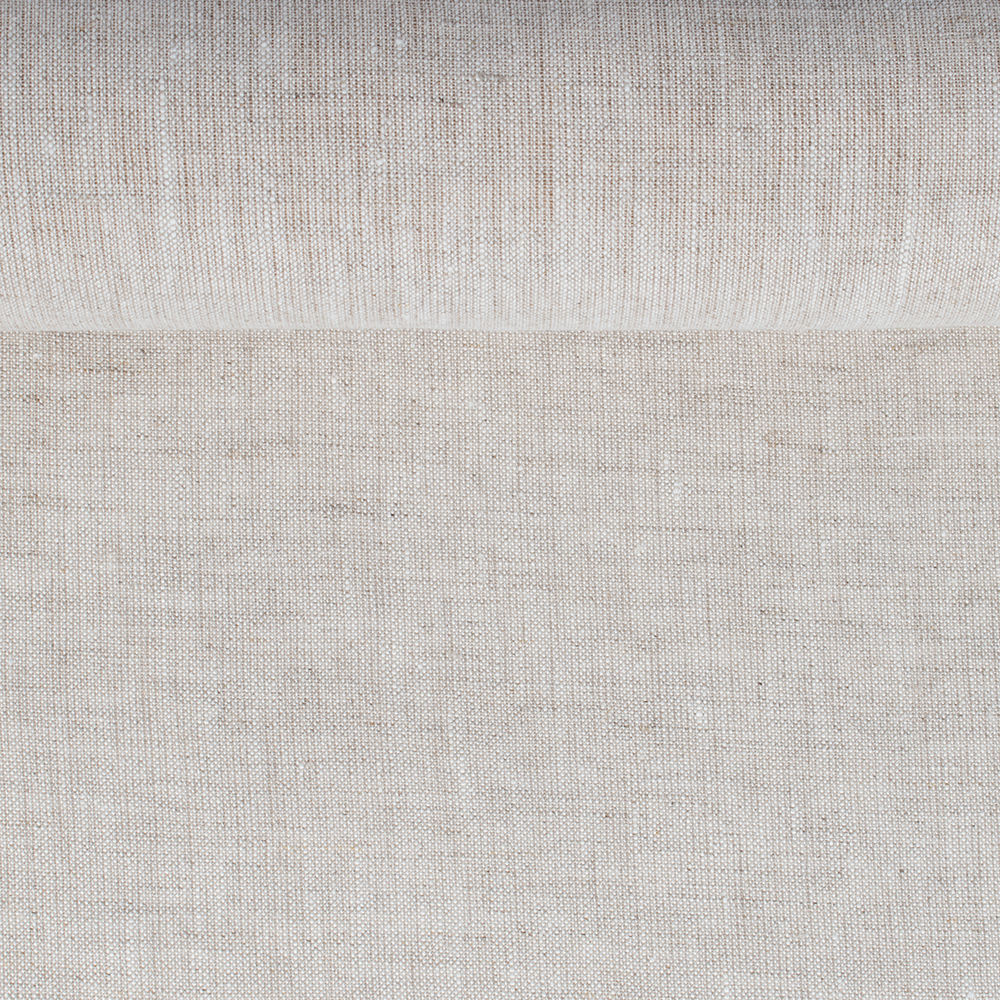 Wide softened linen fabric, 185 g/m²