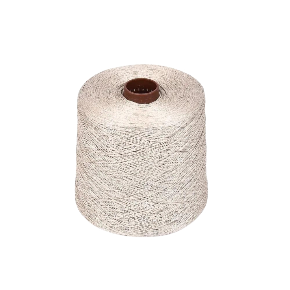 Two threads linen yarns in natural colour, V 68x2 L, (1,01 kg) - No.8