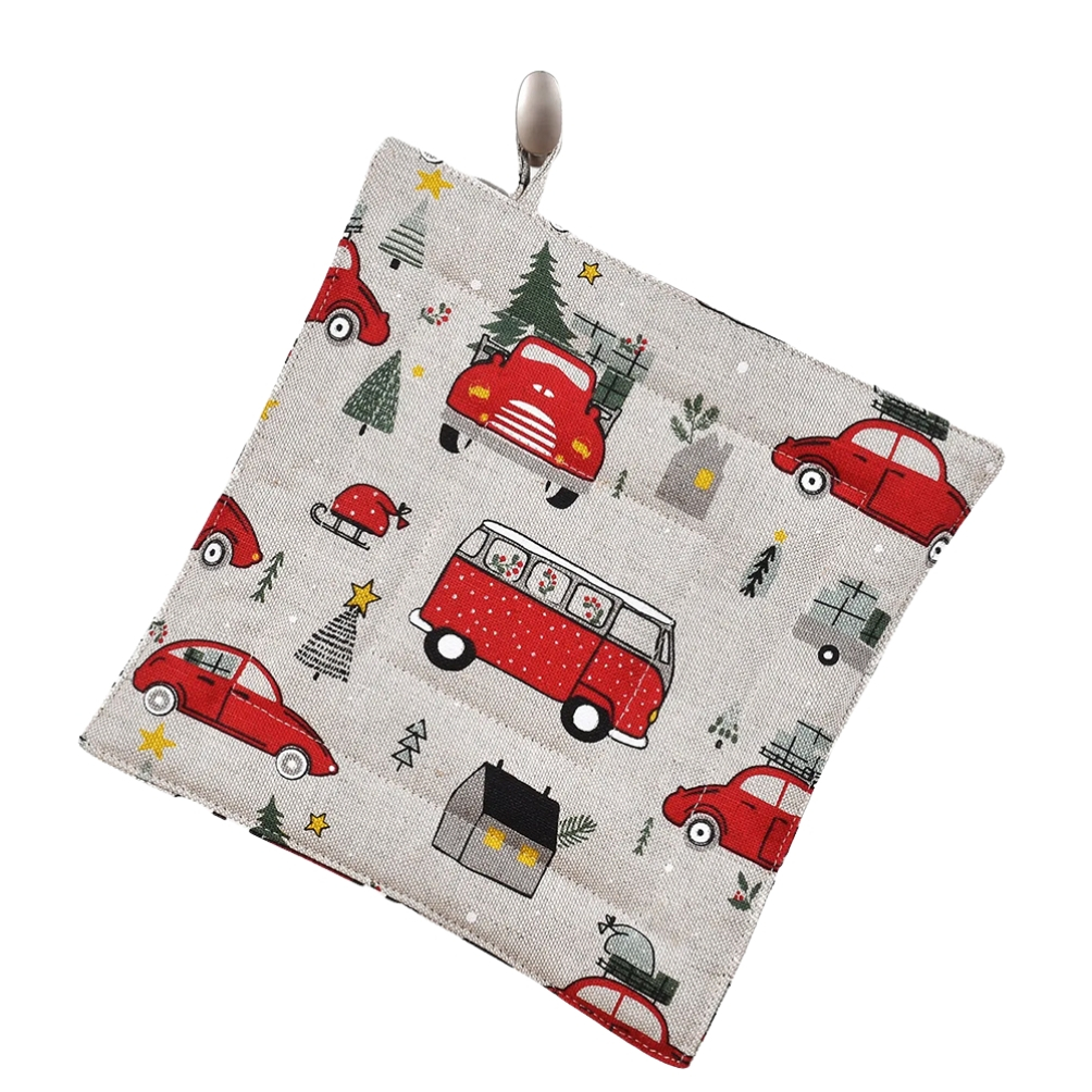 Pot holder Christmas cars