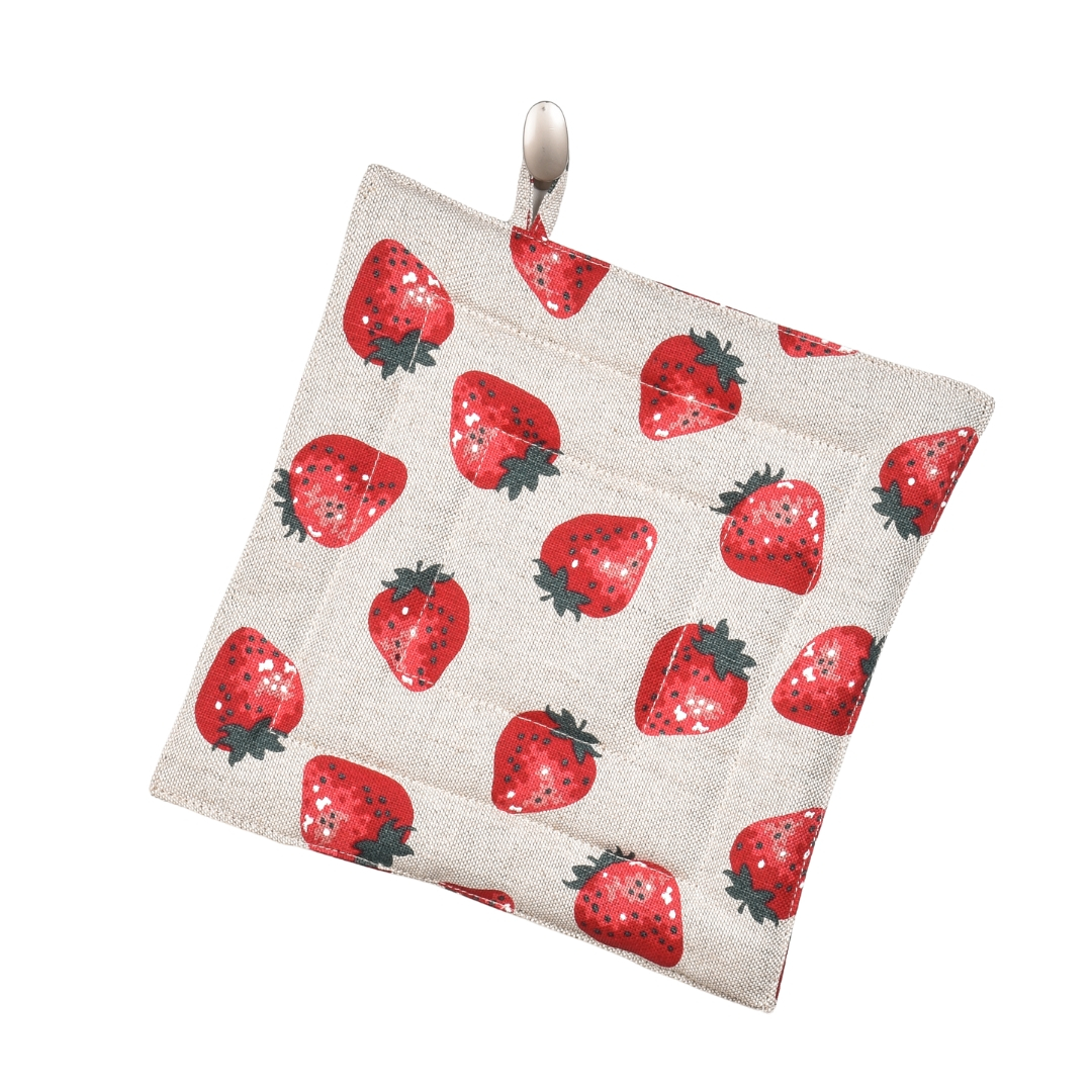 Pot holder Strawberries