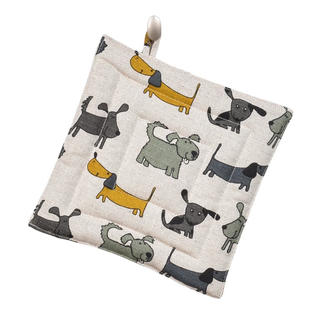 Pot holder Dark dogs