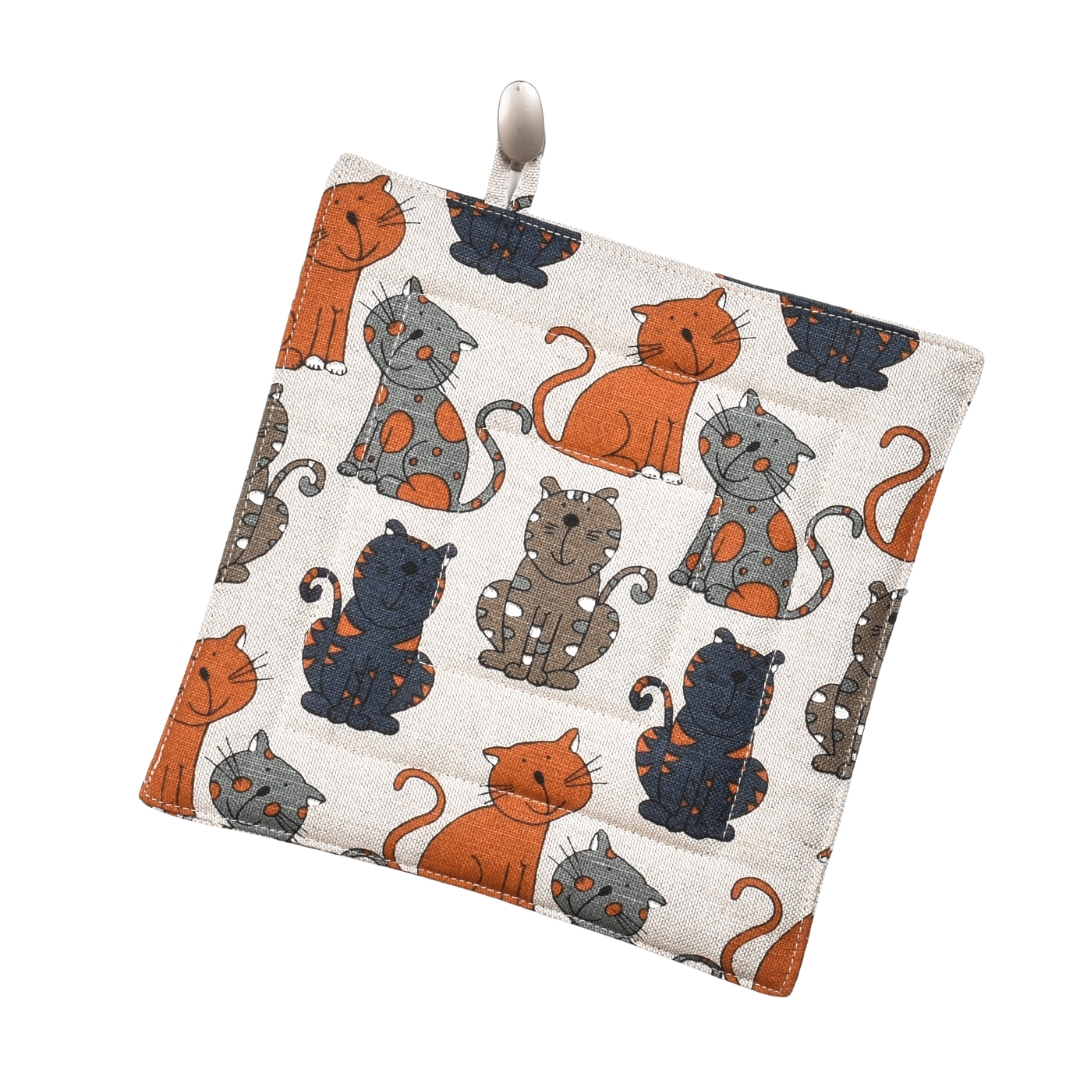 Pot holder Dark cats