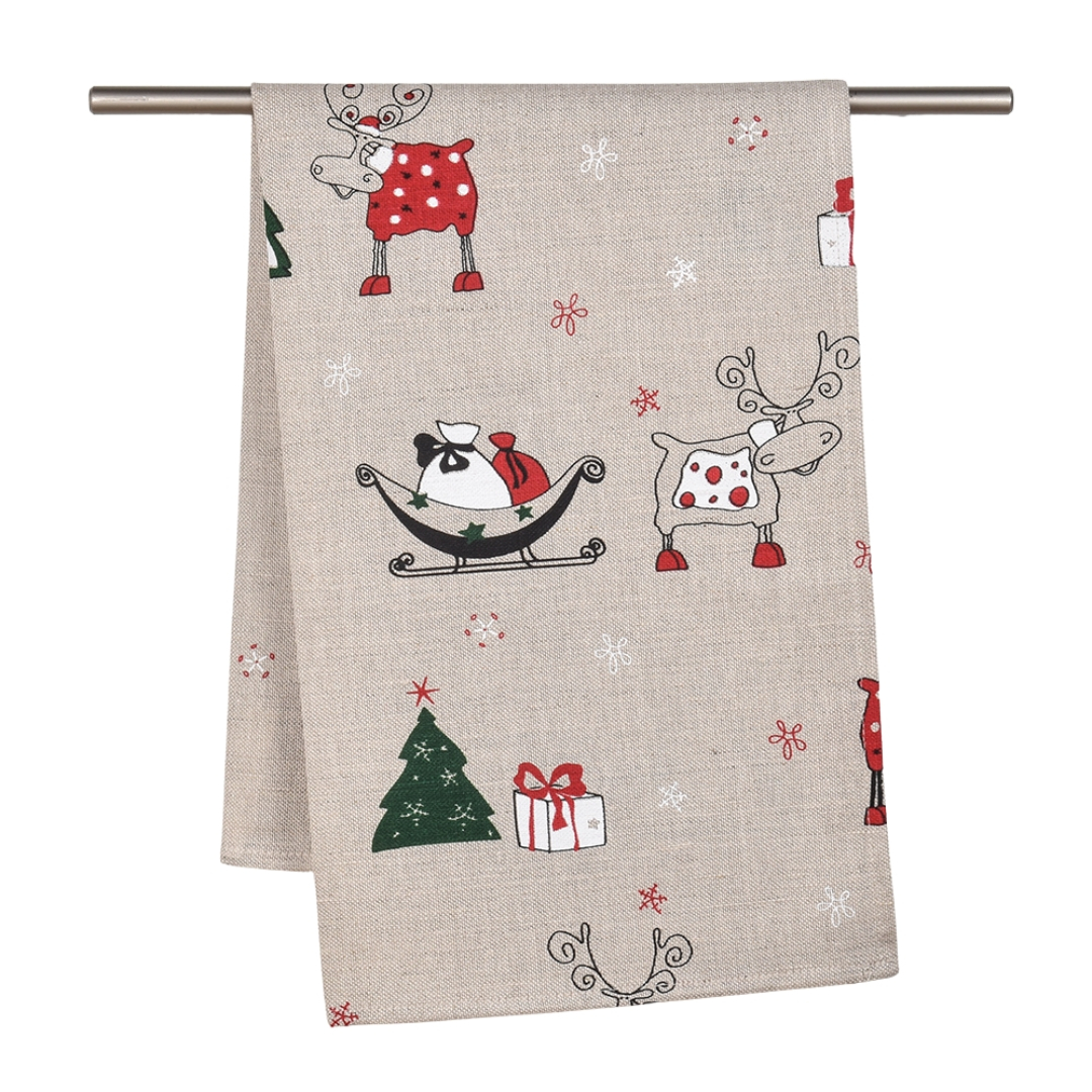 Towel Reindeer with sleigh