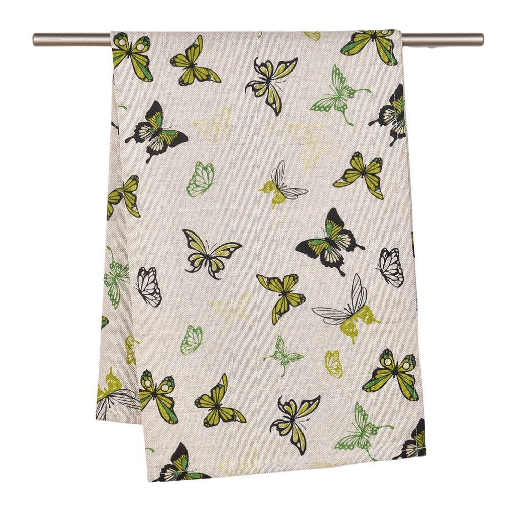 Towel Green butterflies