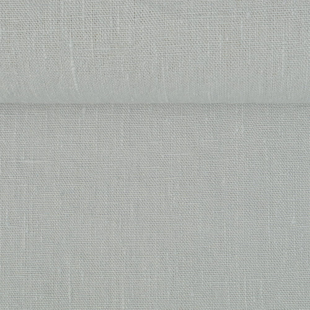 Washed bluish grey colour linen fabric, 280 g/m²