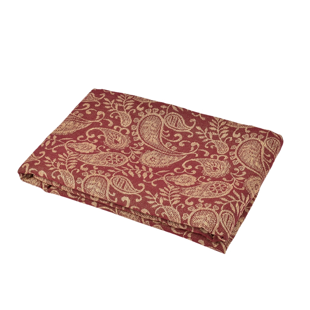 Dark red jacquard tablecloth Ornaments, several sizes