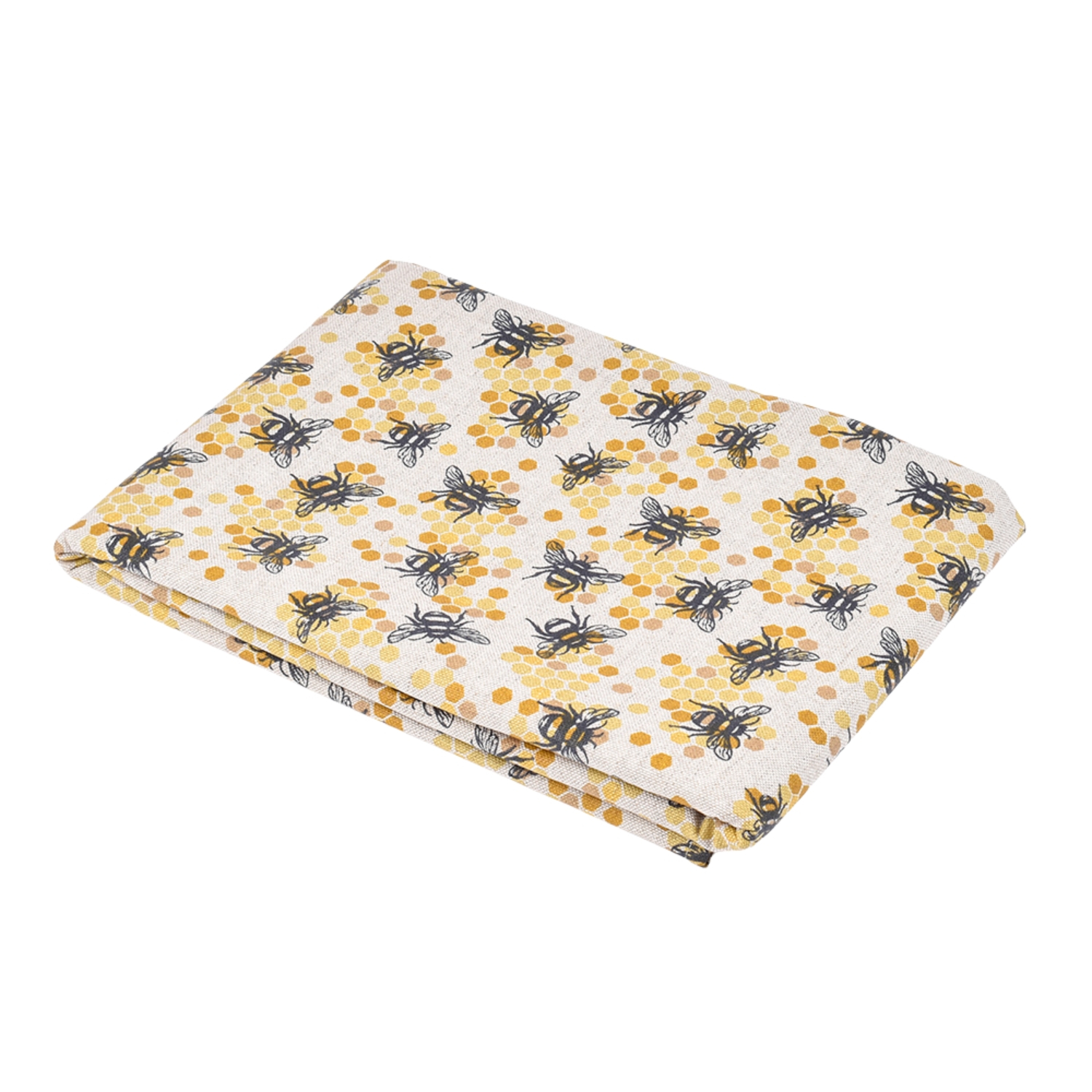 Water-pro natural colour tablecloth Bees, two sizes