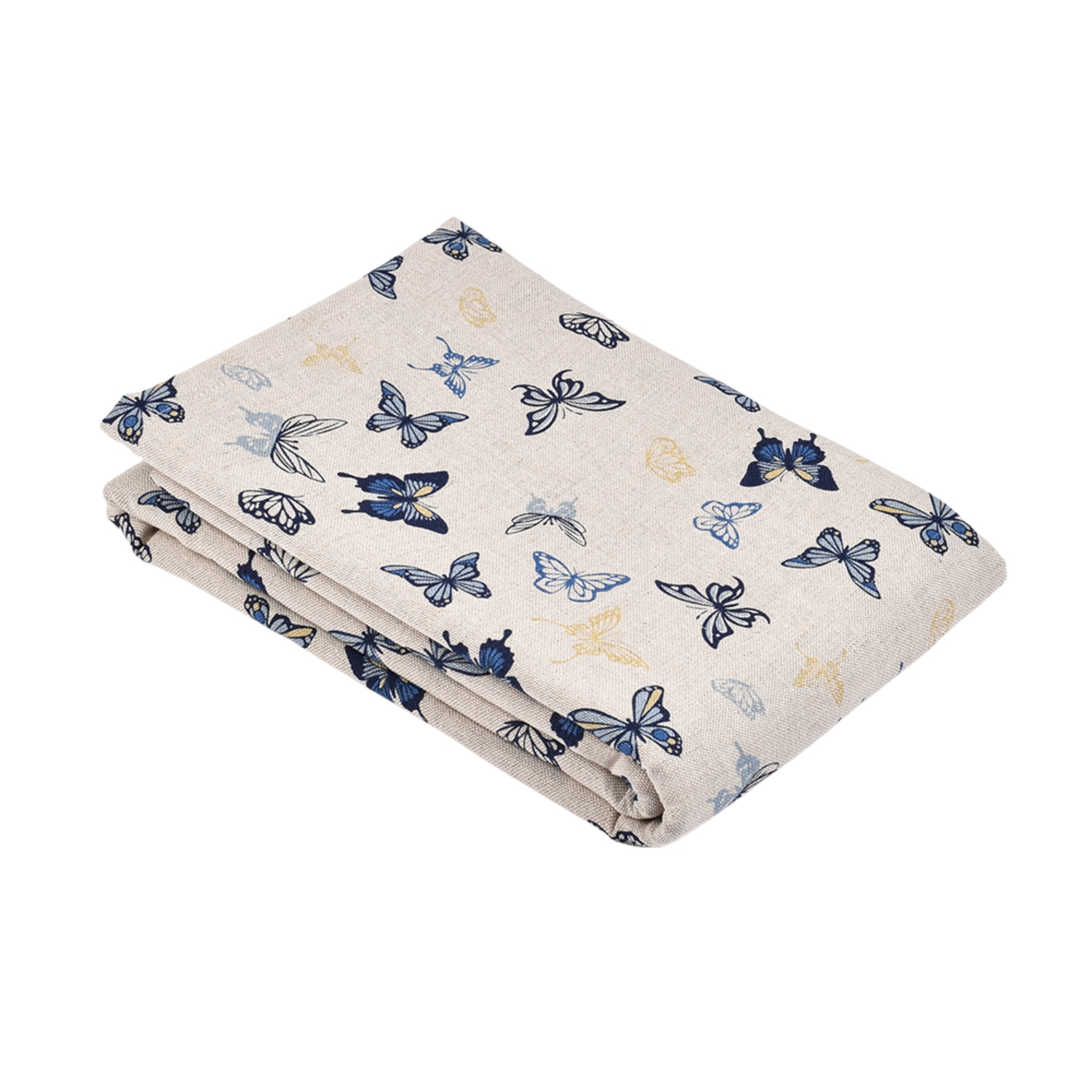 Printed tablecloth Blue butterflies, two sizes