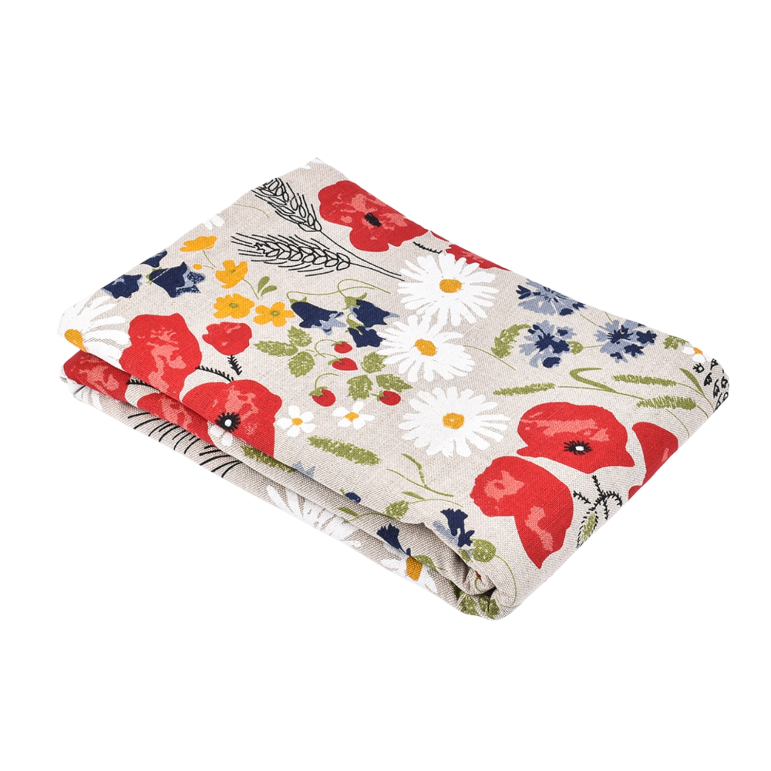 Linen tablecloth Meadow flowers, two sizes