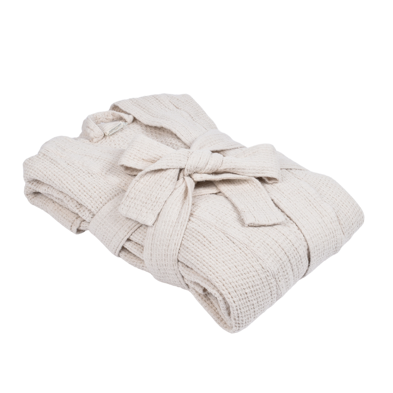 Ivory colour linen bathrobe Minija - M/L