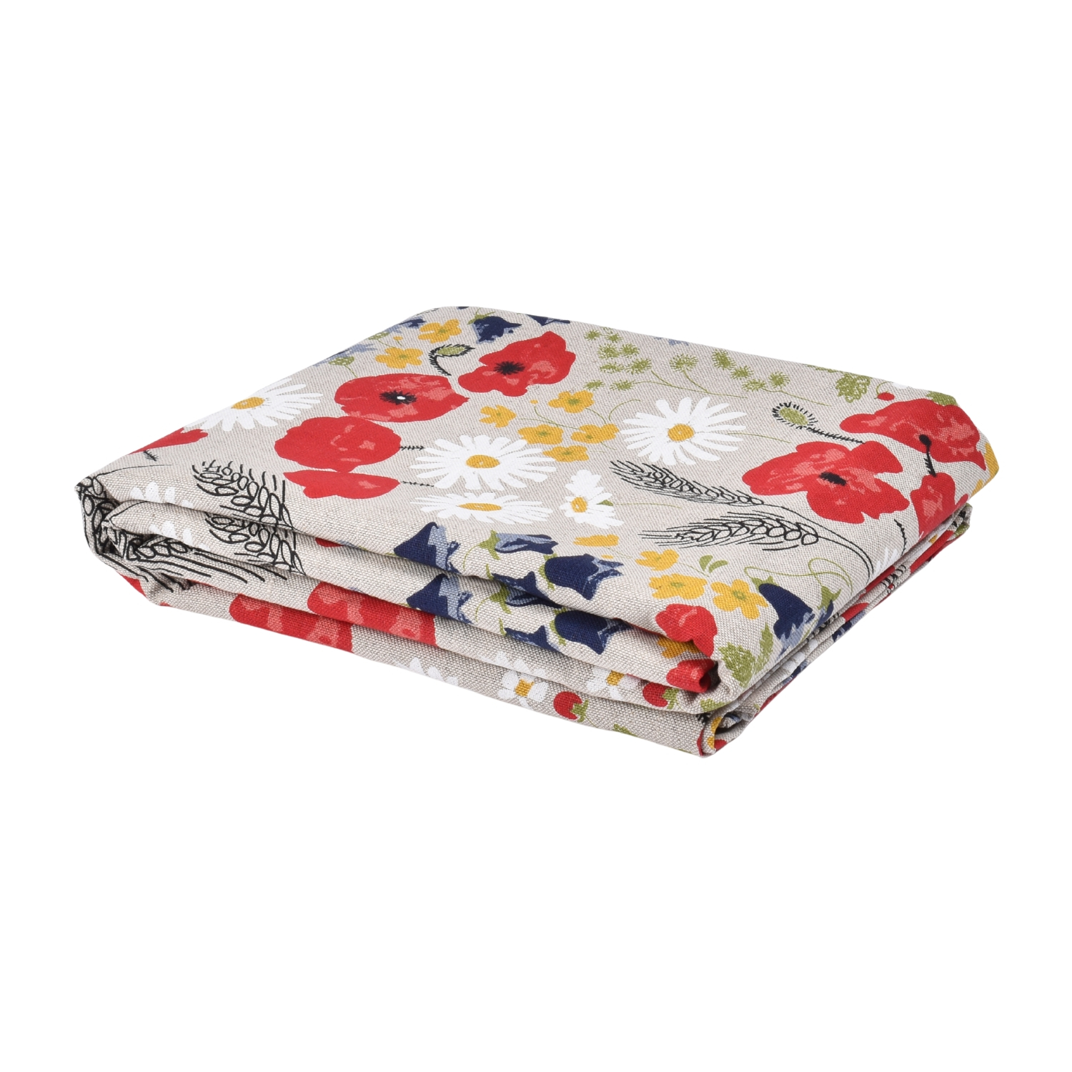 Linen tablecloth Meadow flowers, two sizes