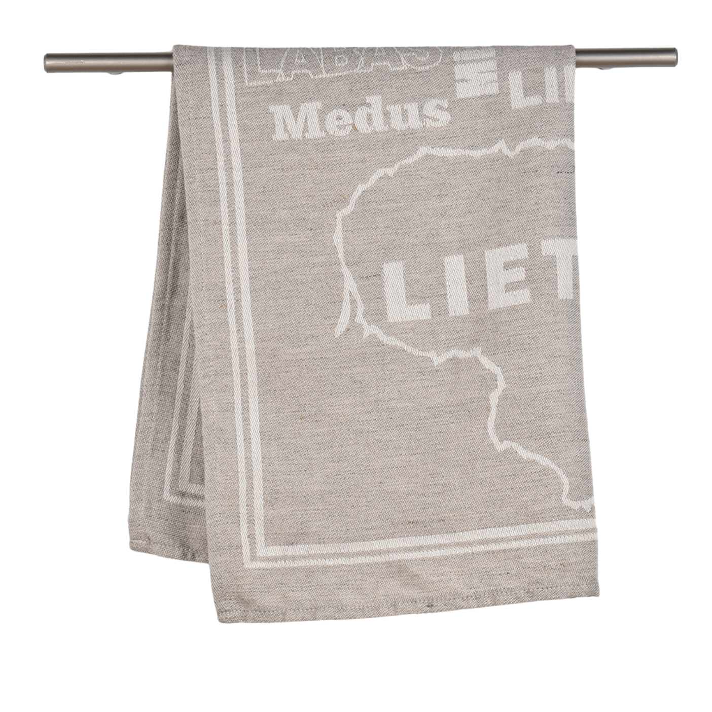 Woven kitchen towel Lithuania (with words)