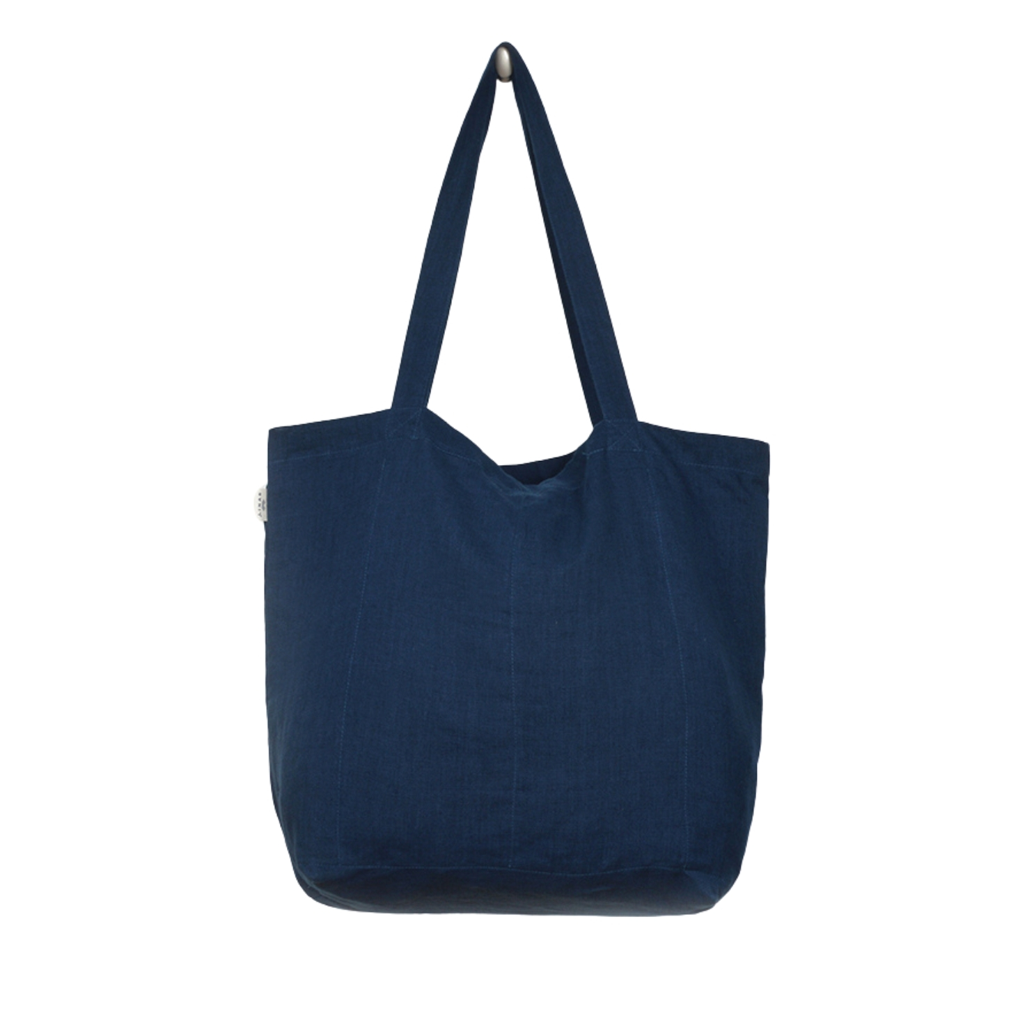 Blue shopping bag Reuse me (With sections)