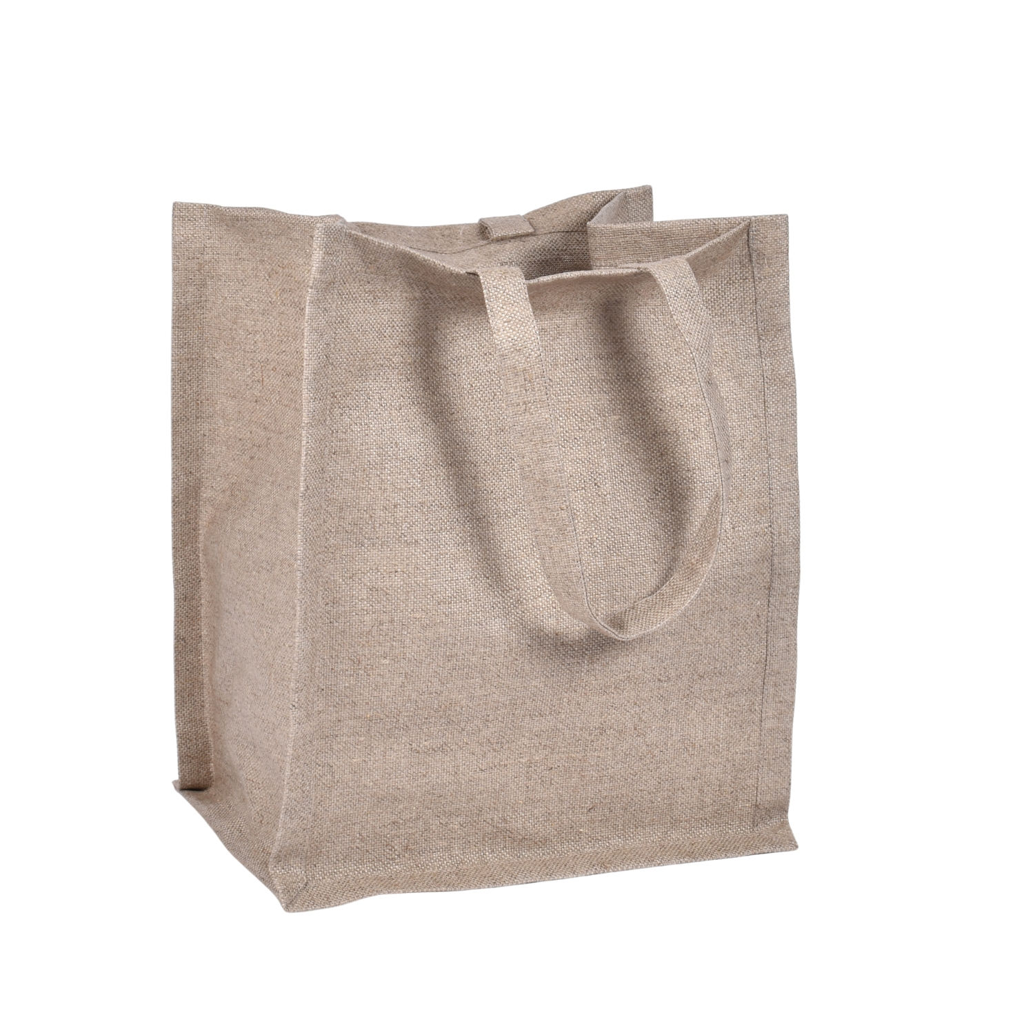 Natural color linen bag with waterproof finish