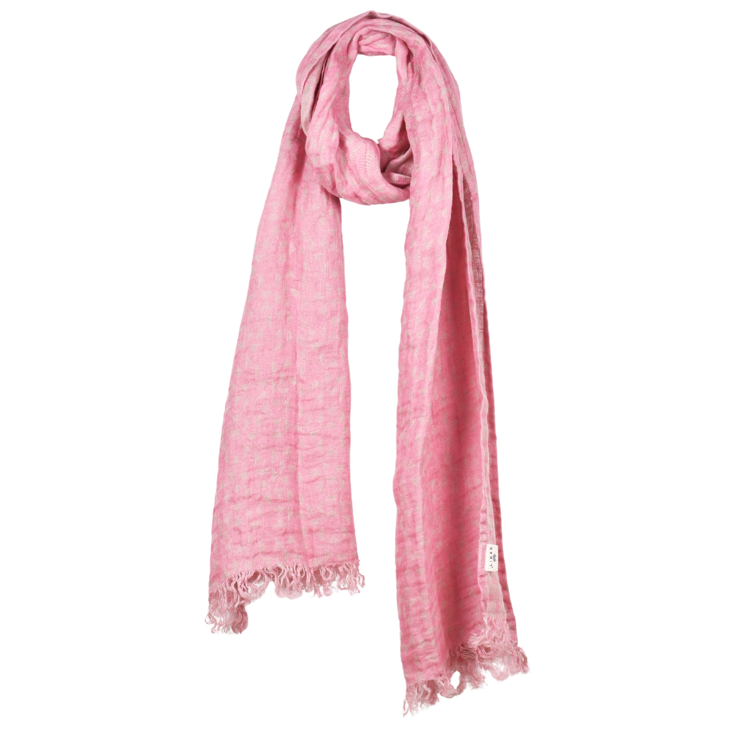 Pink linen scarf Dune