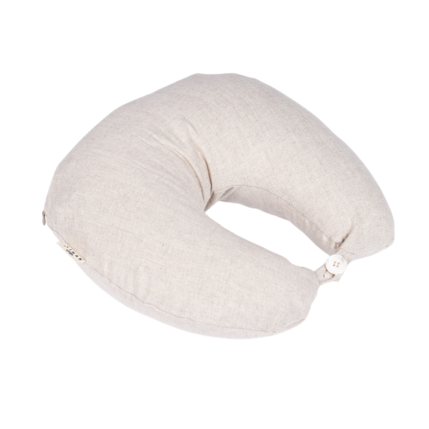 Natural color travel pillow