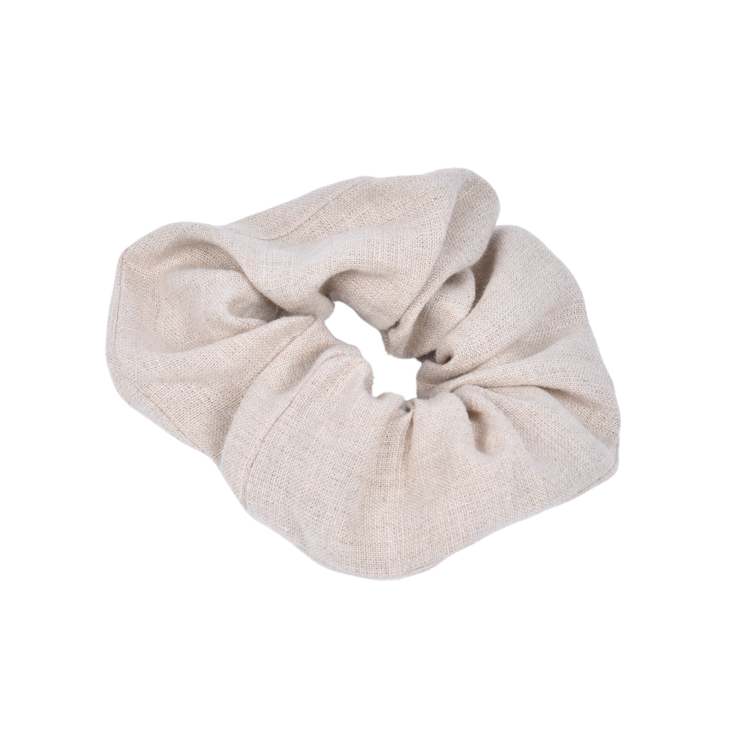 Linen hair bands in natural colour