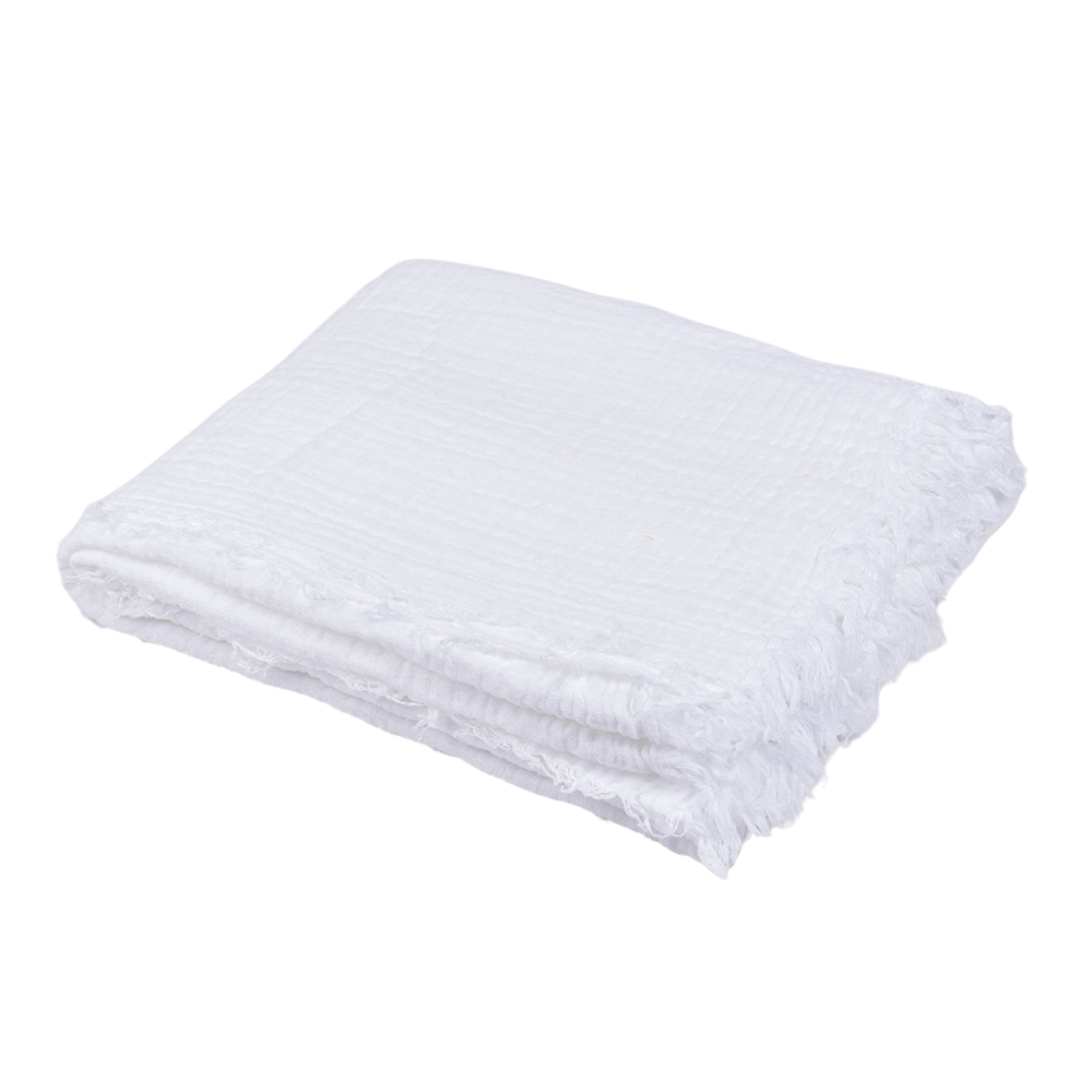 blanket for kids in white color, 100x130 cm.