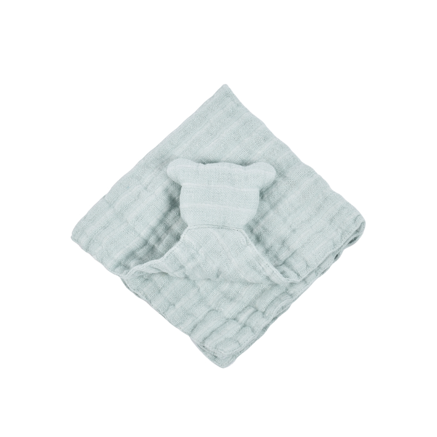 Mint color babies comforter Teddy Bear