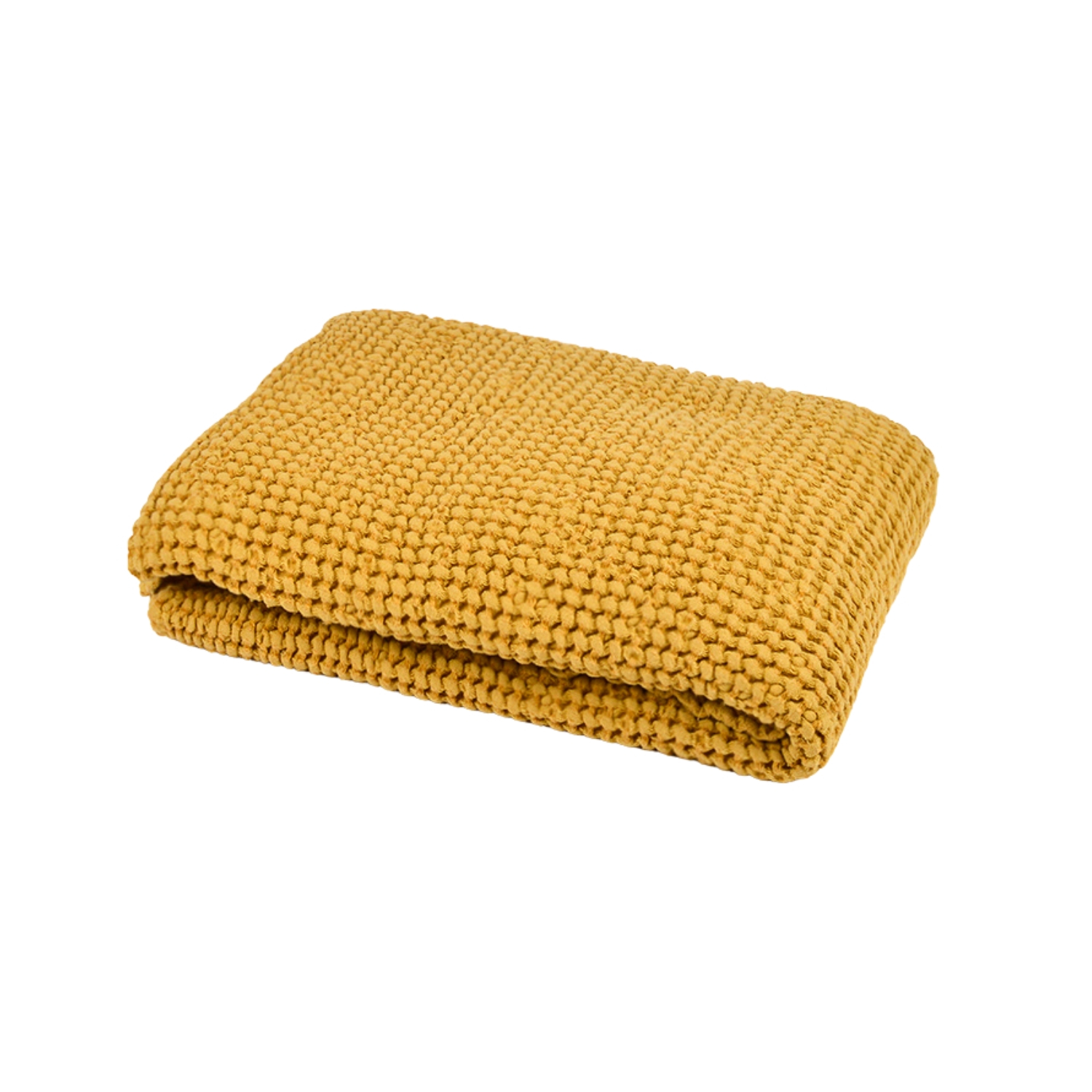 Waffle weave bath towel in mustard yellow color, two sizes