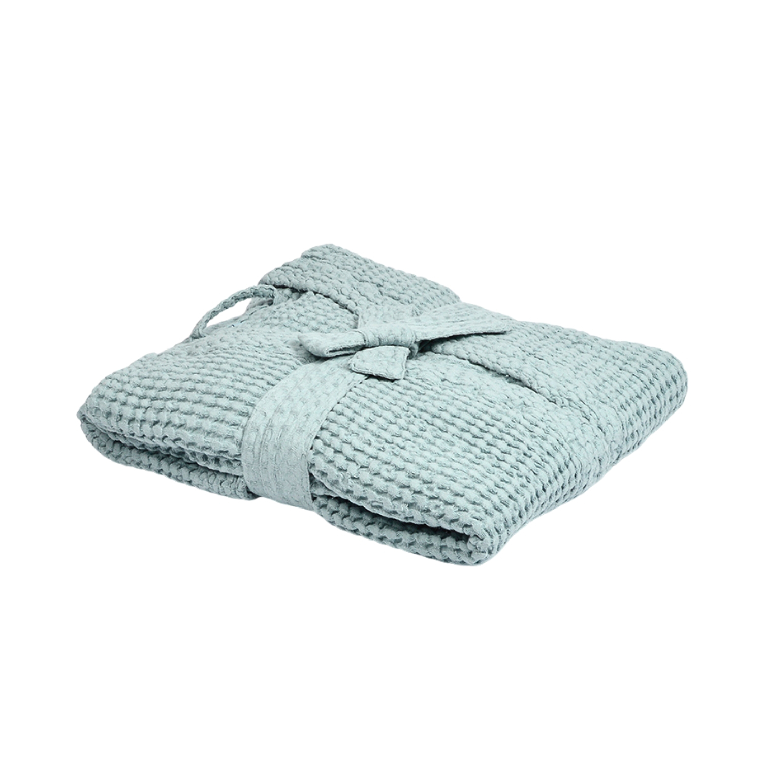 Light blue linen bathrobe Žibutė