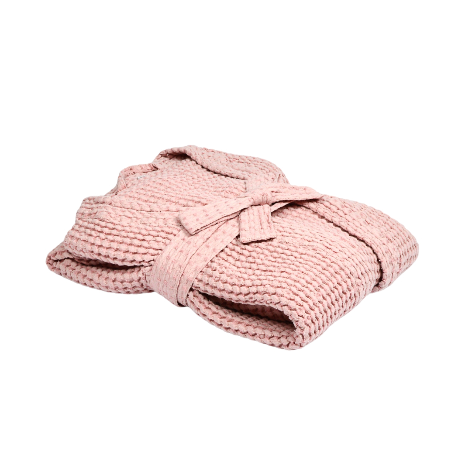 Pink linen bathrobe Žibutė