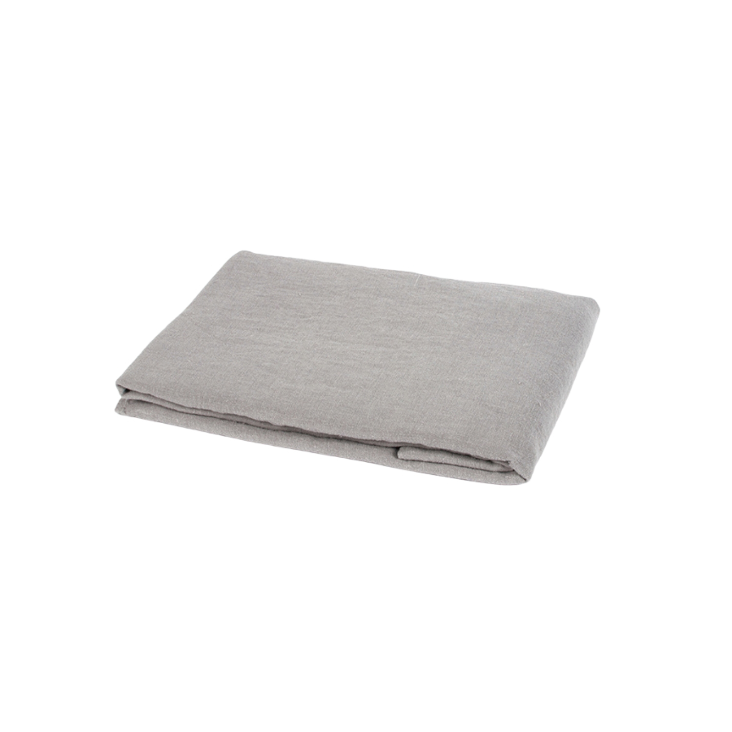 Dark grey washed linen bed sheet, two sizes