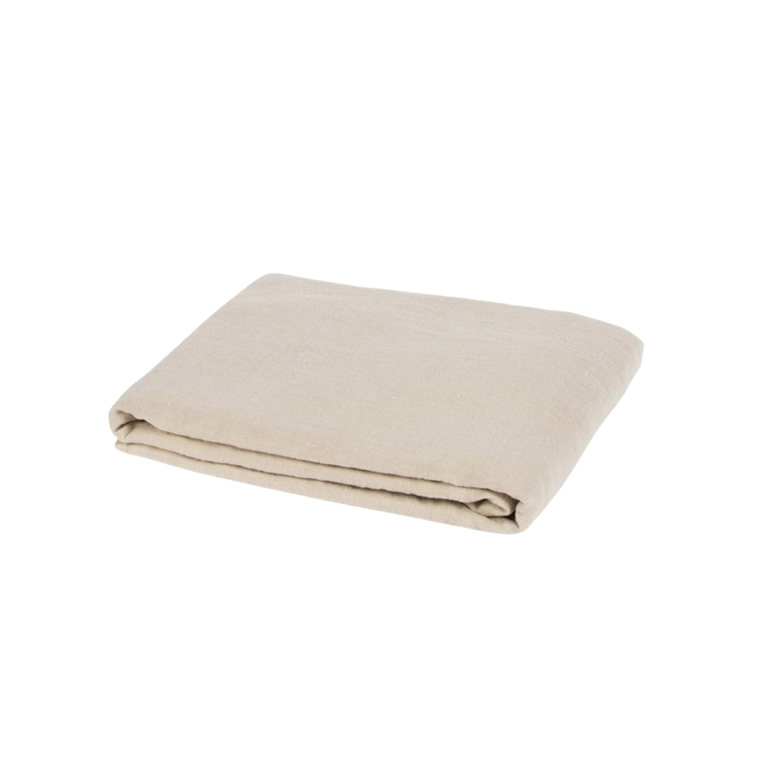 Ivory washed linen bed sheet, two sizes