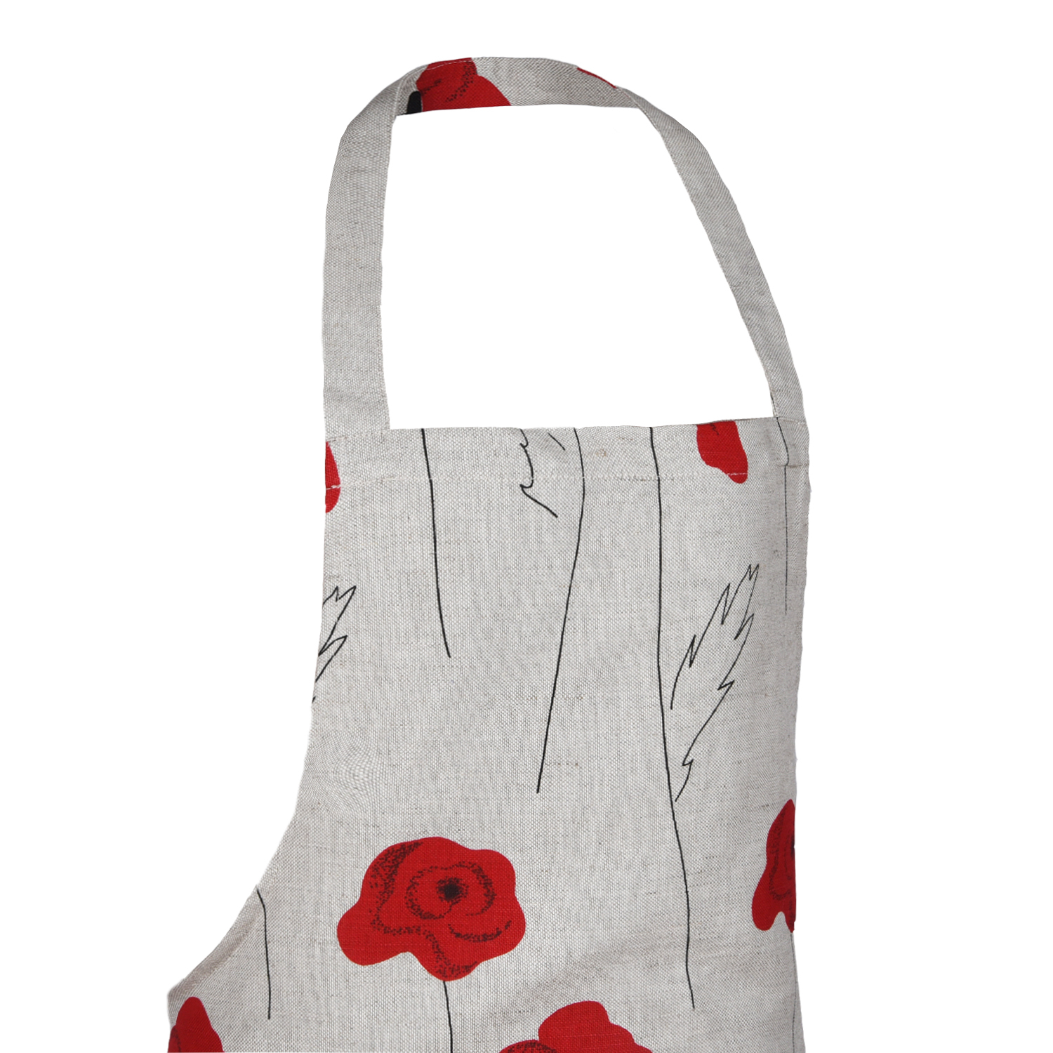 Apron Red poppy