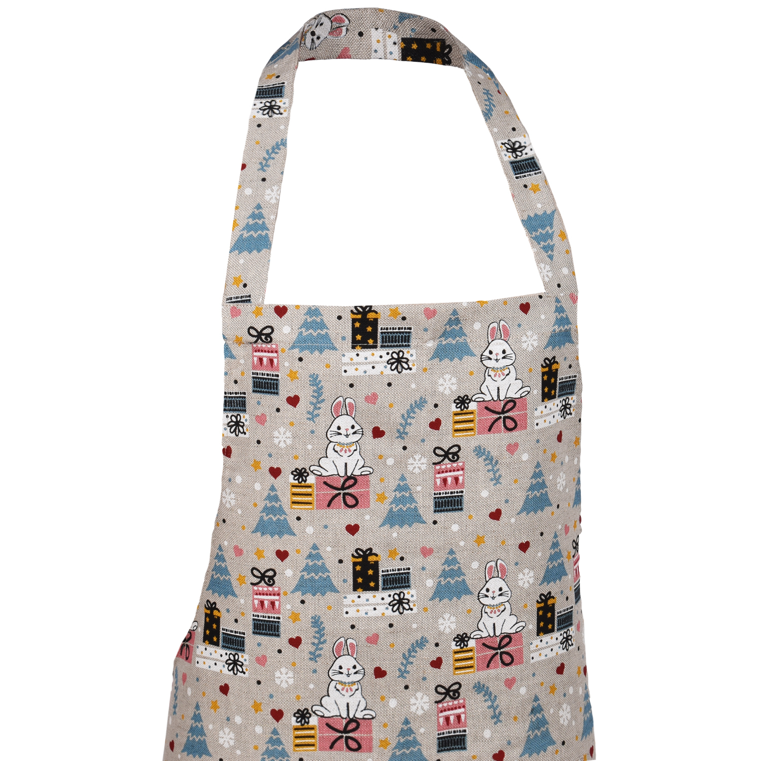 Apron Christmas bunnies