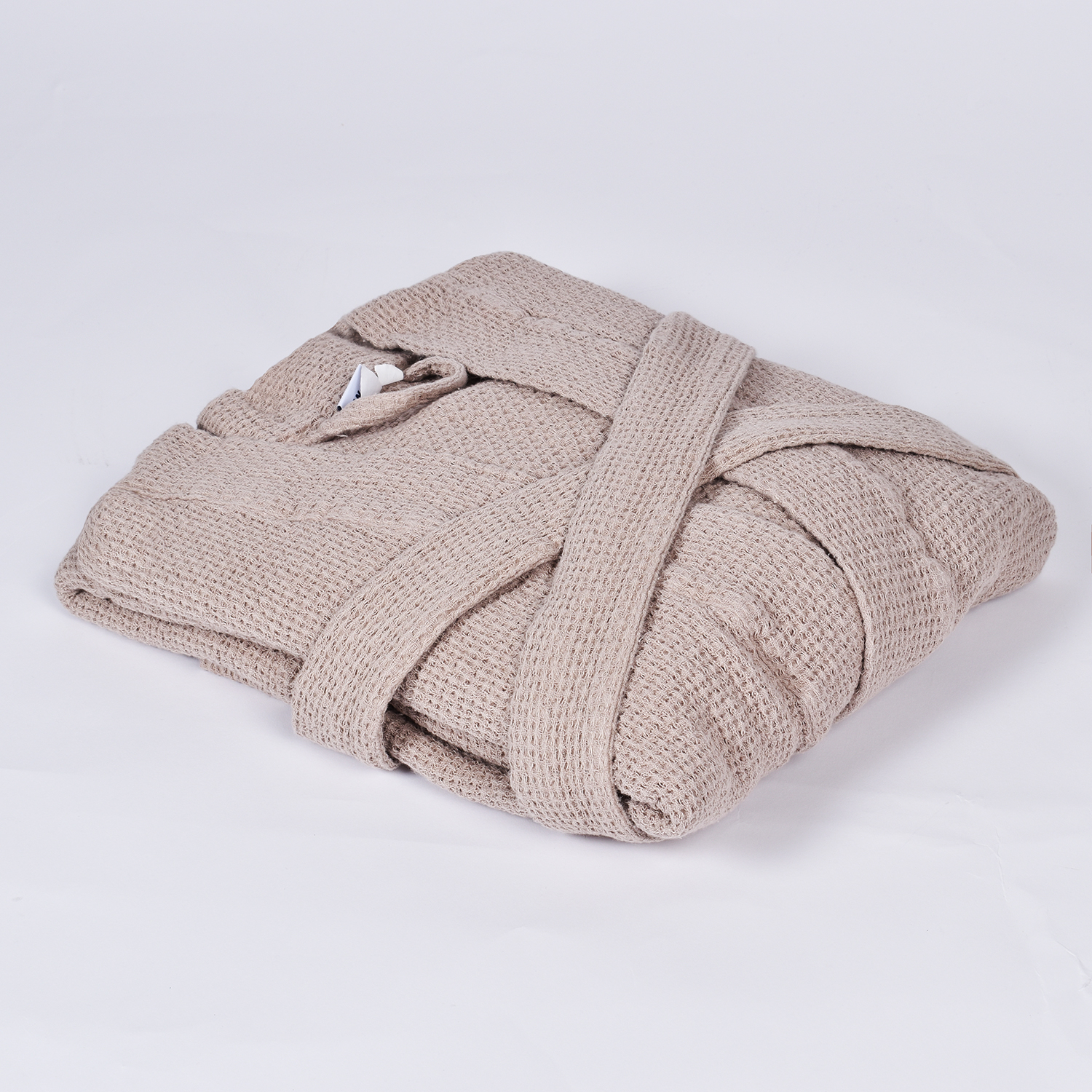 Beige colour linen bathrobe Minija