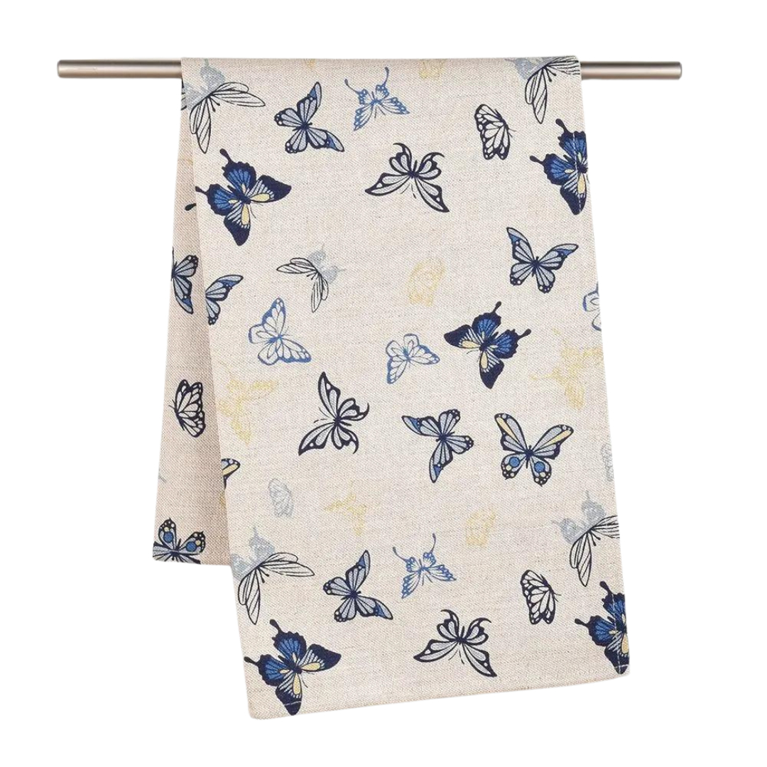 Towel Blue butterflies